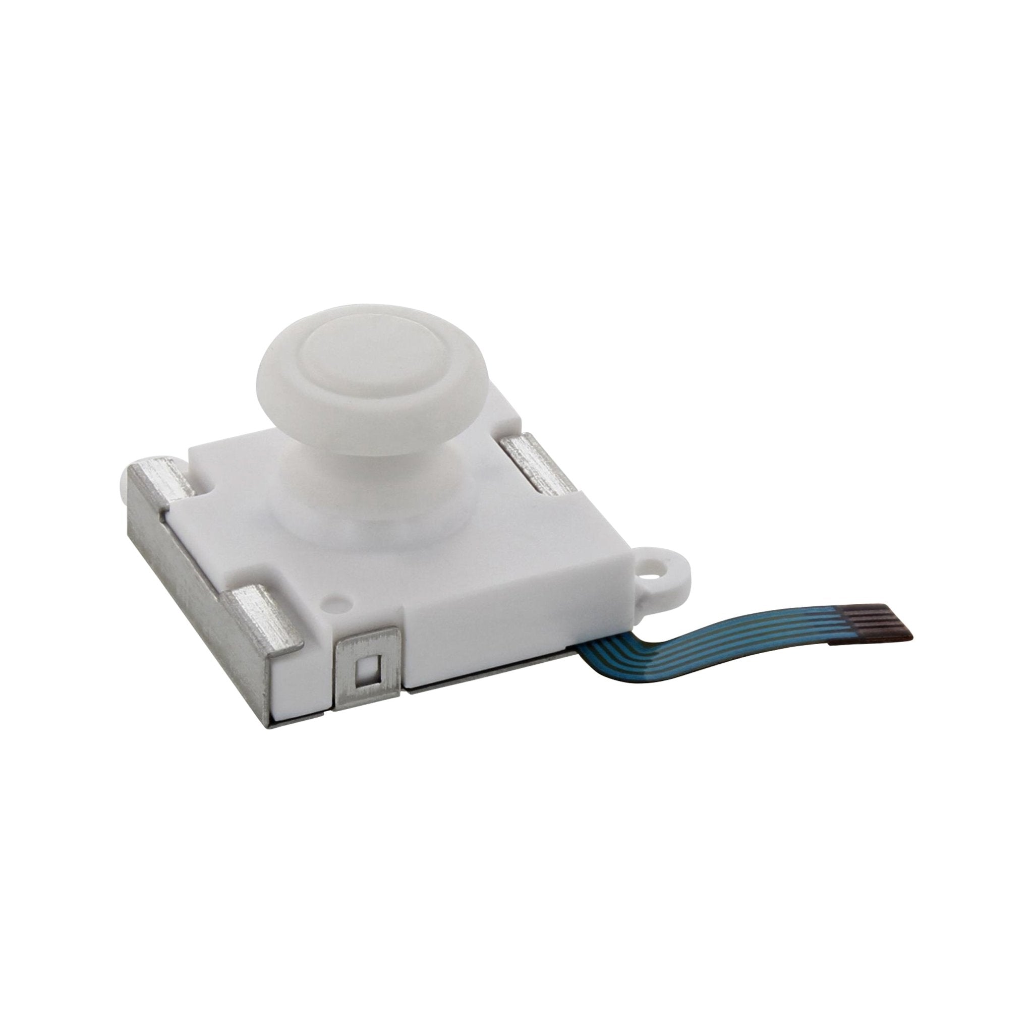 Compatible replacement 3D analog joystick button module for Nintendo Switch Pokeball Plus controller - white | ZedLabz - 2