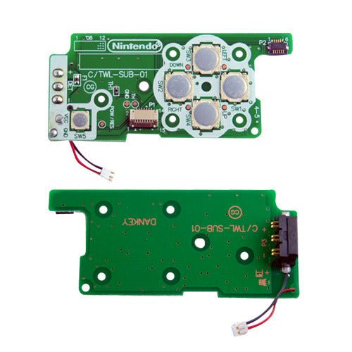 Compatible replacement power F1 F2 fuse button PCB board for Nintendo DSi NDSi | ZedLabz