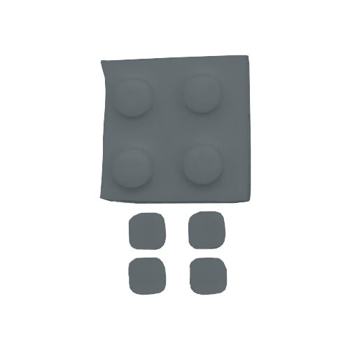 Compatible Screw cover & feet set for New 3DS XL & New 3DS | ZedLabz