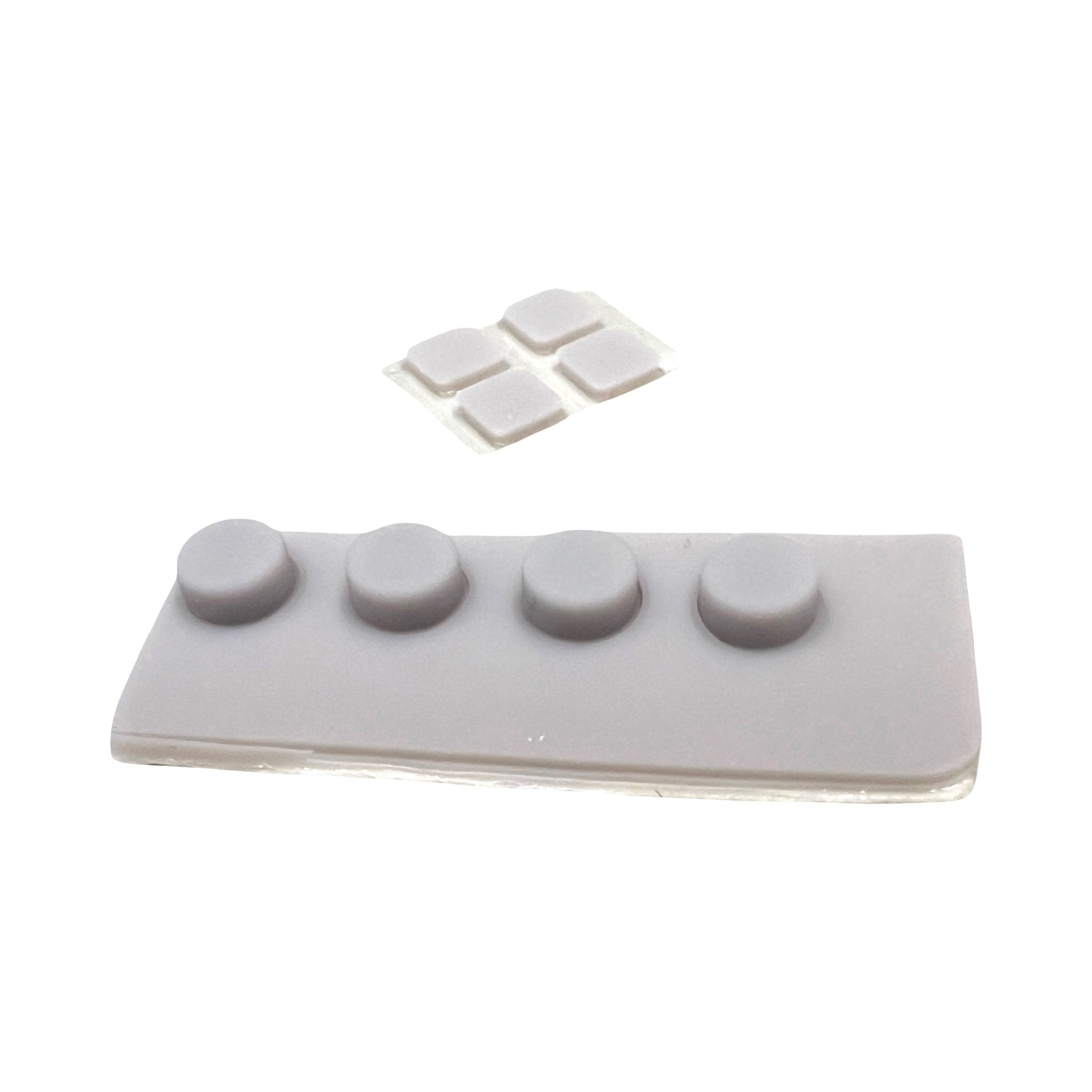 Compatible replacement Screw cover & feet set for Nintendo New 3DS XL & New 3DS compatible rubber caps | ZedLabz - 3