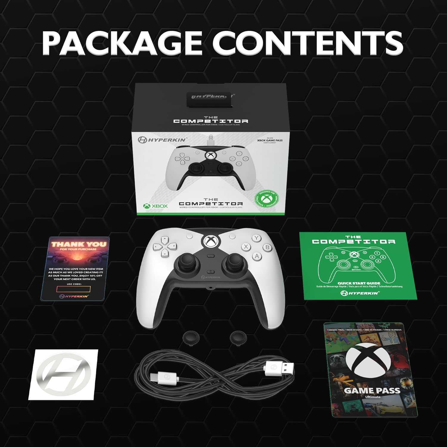 Competitor wired controller for Microsoft Xbox one & Series S|X | Hyperkin - 8