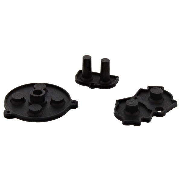 Conductive Silicone Button Contacts For Nintendo Game Boy Advance - Black | ZedLabz