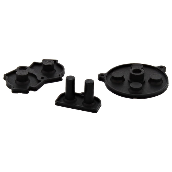 Conductive Silicone Button Contacts For Nintendo Game Boy Advance - Black | ZedLabz