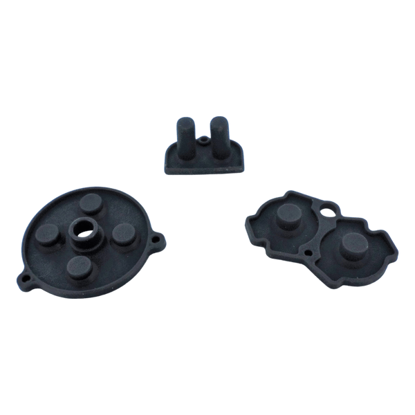Conductive Silicone Button Contacts For Nintendo Game Boy Advance - Dark Grey | ZedLabz