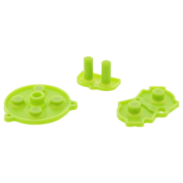 Conductive Silicone Button Contacts For Nintendo Game Boy Advance - Green | ZedLabz
