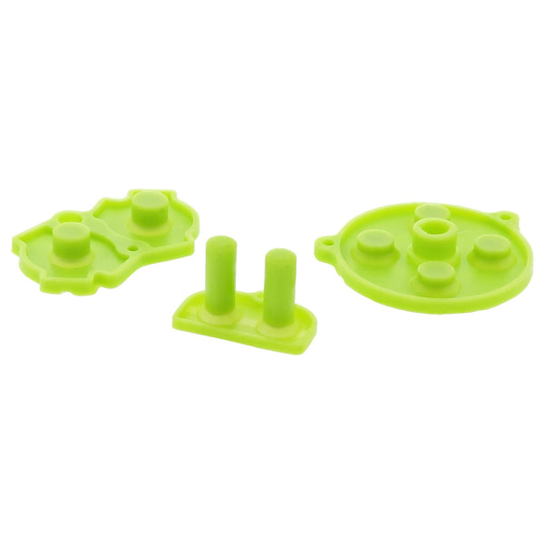 Conductive Silicone Button Contacts For Nintendo Game Boy Advance - Green | ZedLabz