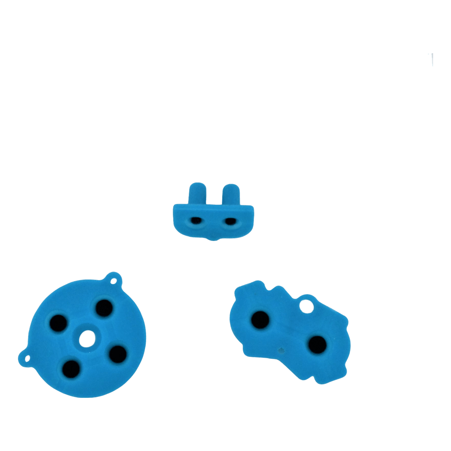 Conductive Silicone Button Contacts For Nintendo Game Boy Advance - Light Blue | ZedLabz - 6