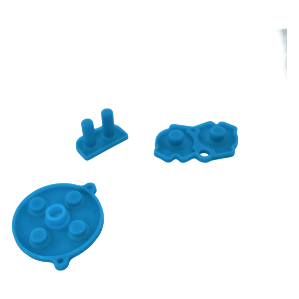 Conductive Silicone Button Contacts For Nintendo Game Boy Advance - Light Blue | ZedLabz