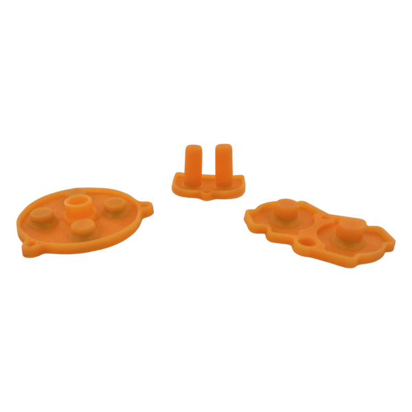 Conductive Silicone Button Contacts For Nintendo Game Boy Advance - Light Orange | ZedLabz