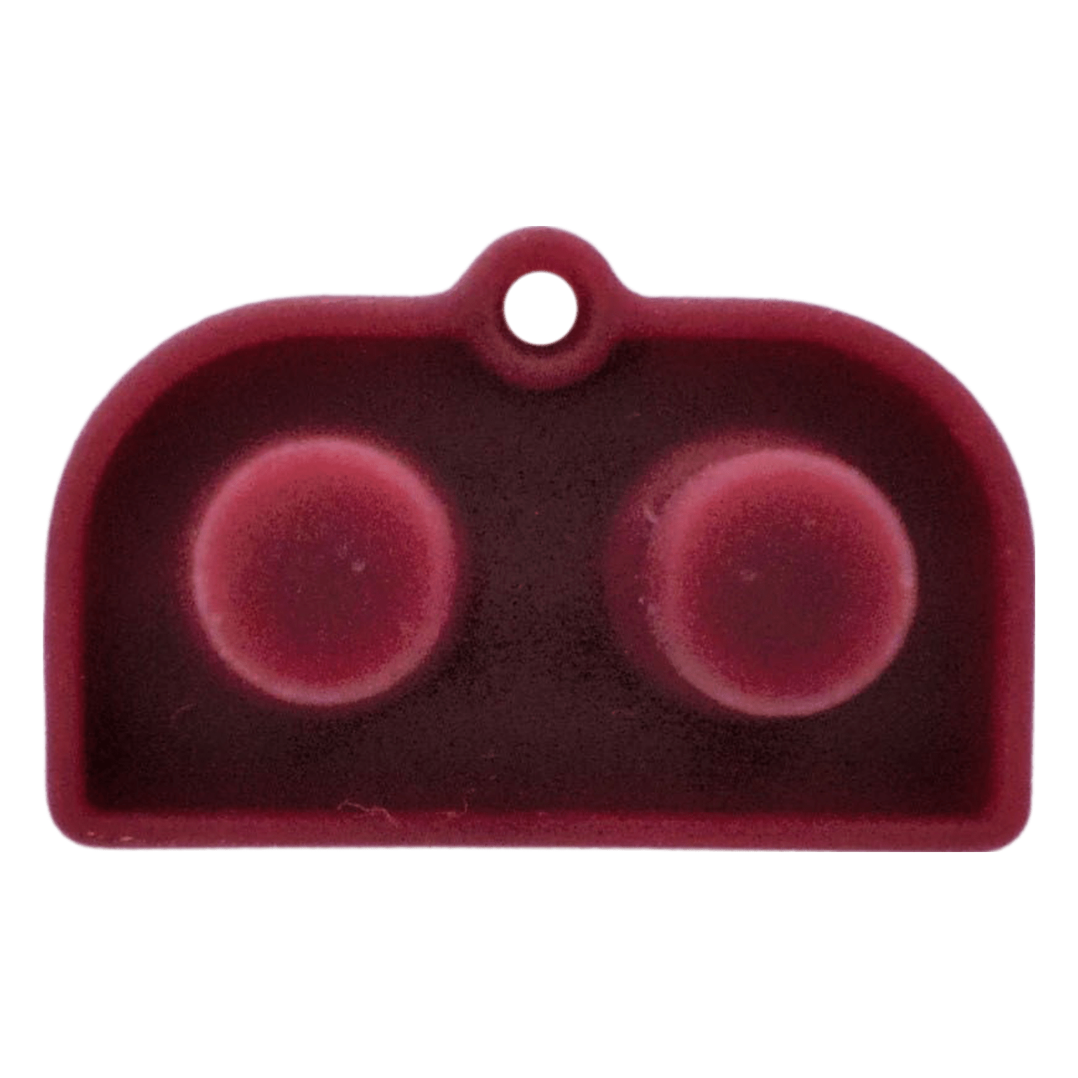 Conductive Silicone Button Contacts For Nintendo Game Boy Advance - Maroon Red | ZedLabz - 8