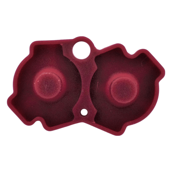 Conductive Silicone Button Contacts For Nintendo Game Boy Advance - Maroon Red | ZedLabz