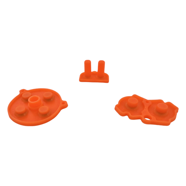 Conductive Silicone Button Contacts For Nintendo Game Boy Advance - Orange | ZedLabz