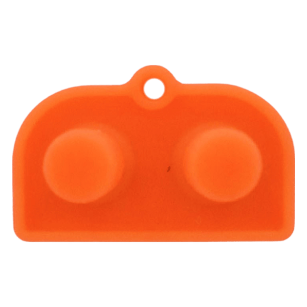 Conductive Silicone Button Contacts For Nintendo Game Boy Advance - Orange | ZedLabz