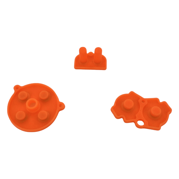 Conductive Silicone Button Contacts For Nintendo Game Boy Advance - Orange | ZedLabz