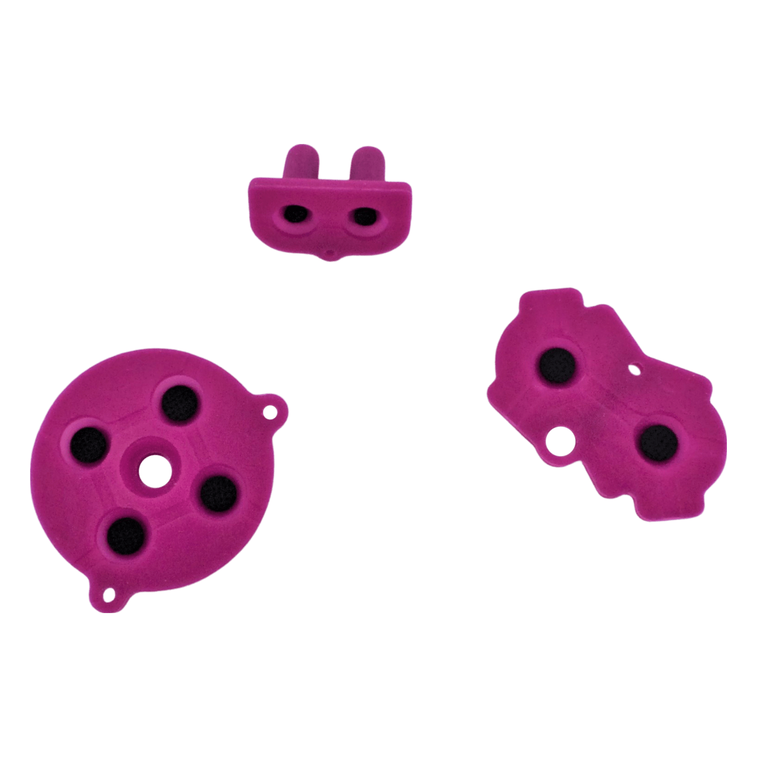 Conductive Silicone Button Contacts For Nintendo Game Boy Advance - Plum Purple | ZedLabz - 6