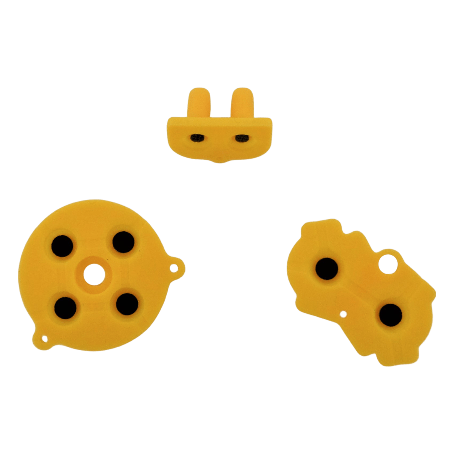 Conductive Silicone Button Contacts For Nintendo Game Boy Advance - Yellow | ZedLabz - 7