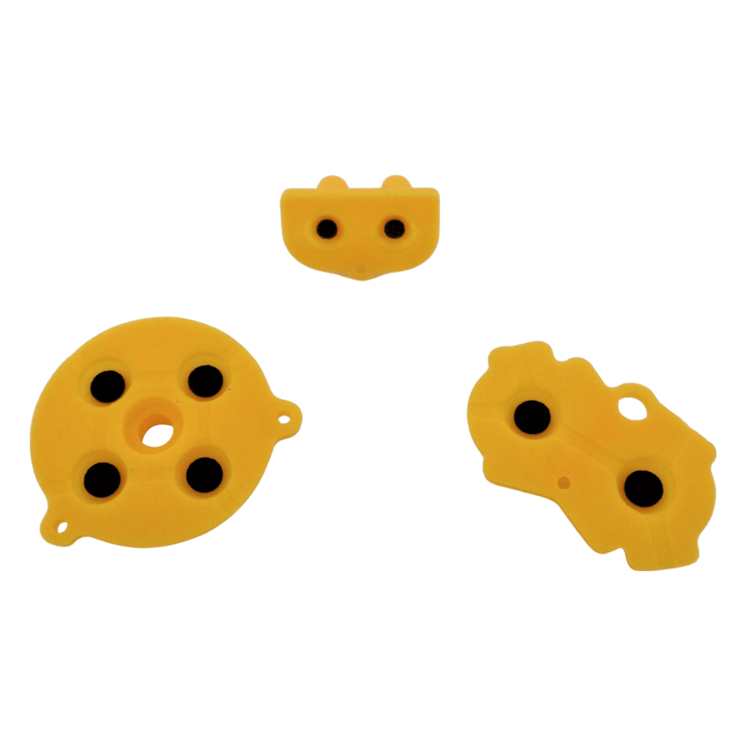 Conductive Silicone Button Contacts For Nintendo Game Boy Advance - Yellow | ZedLabz - 6