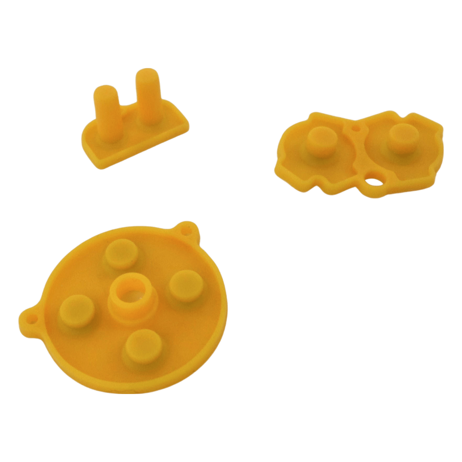 Conductive Silicone Button Contacts For Nintendo Game Boy Advance - Yellow | ZedLabz - 5