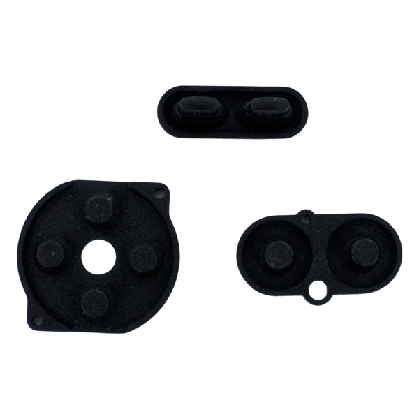 Conductive Silicone Button Contacts Kit For Nintendo Game Boy Color - Black | ZedLabz