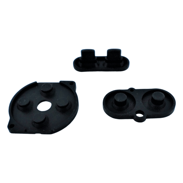 Conductive Silicone Button Contacts Kit For Nintendo Game Boy Color - Black | ZedLabz