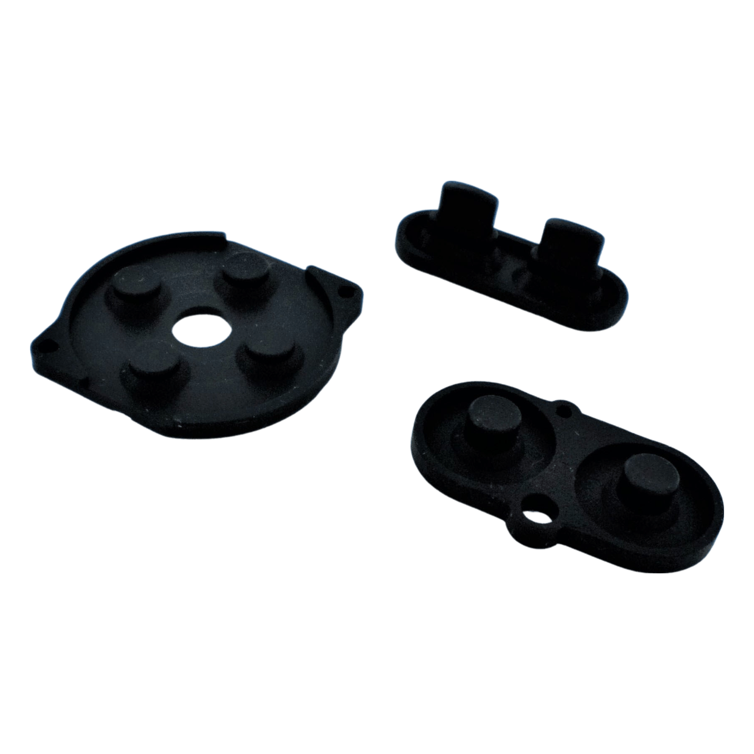Conductive Silicone Button Contacts Kit For Nintendo Game Boy Color - Black | ZedLabz - 3