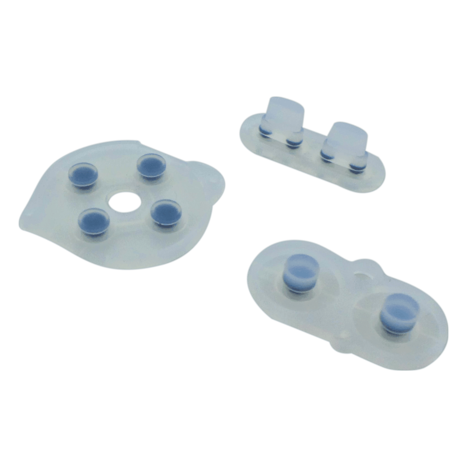 Conductive Silicone Button Contacts Kit For Nintendo Game Boy Color - Clear | ZedLabz - 4