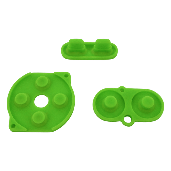 Conductive Silicone Button Contacts Kit For Nintendo Game Boy Color - Green | ZedLabz