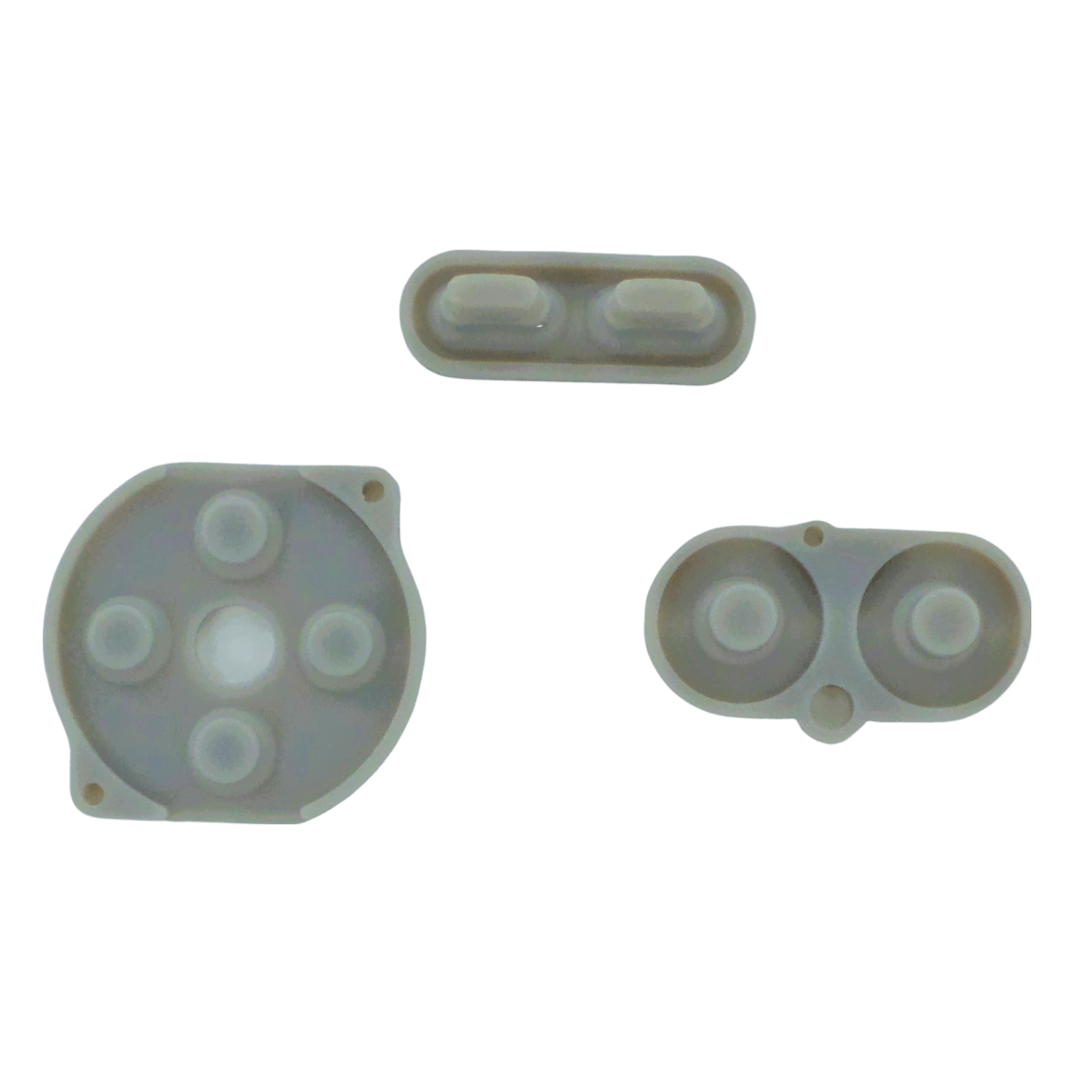 Conductive Silicone Button Contacts Kit For Nintendo Game Boy Color - Light Grey | ZedLabz - 1