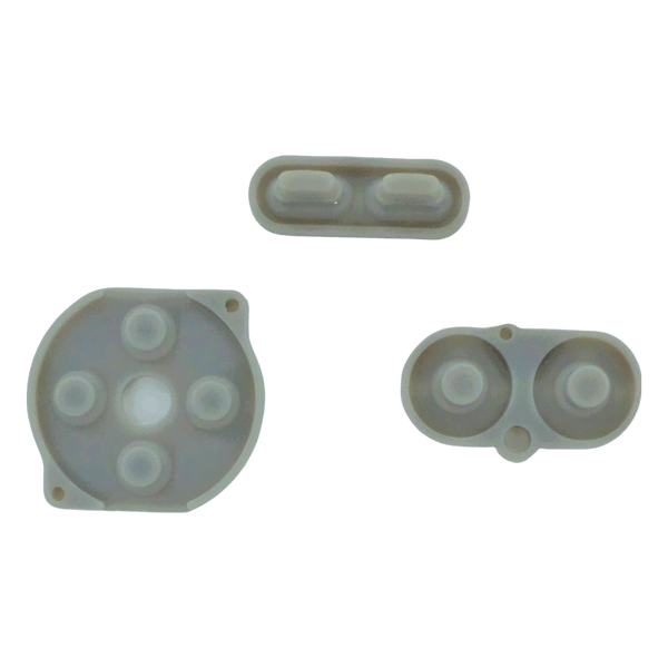 Conductive Silicone Button Contacts Kit For Nintendo Game Boy Color - Light Grey | ZedLabz