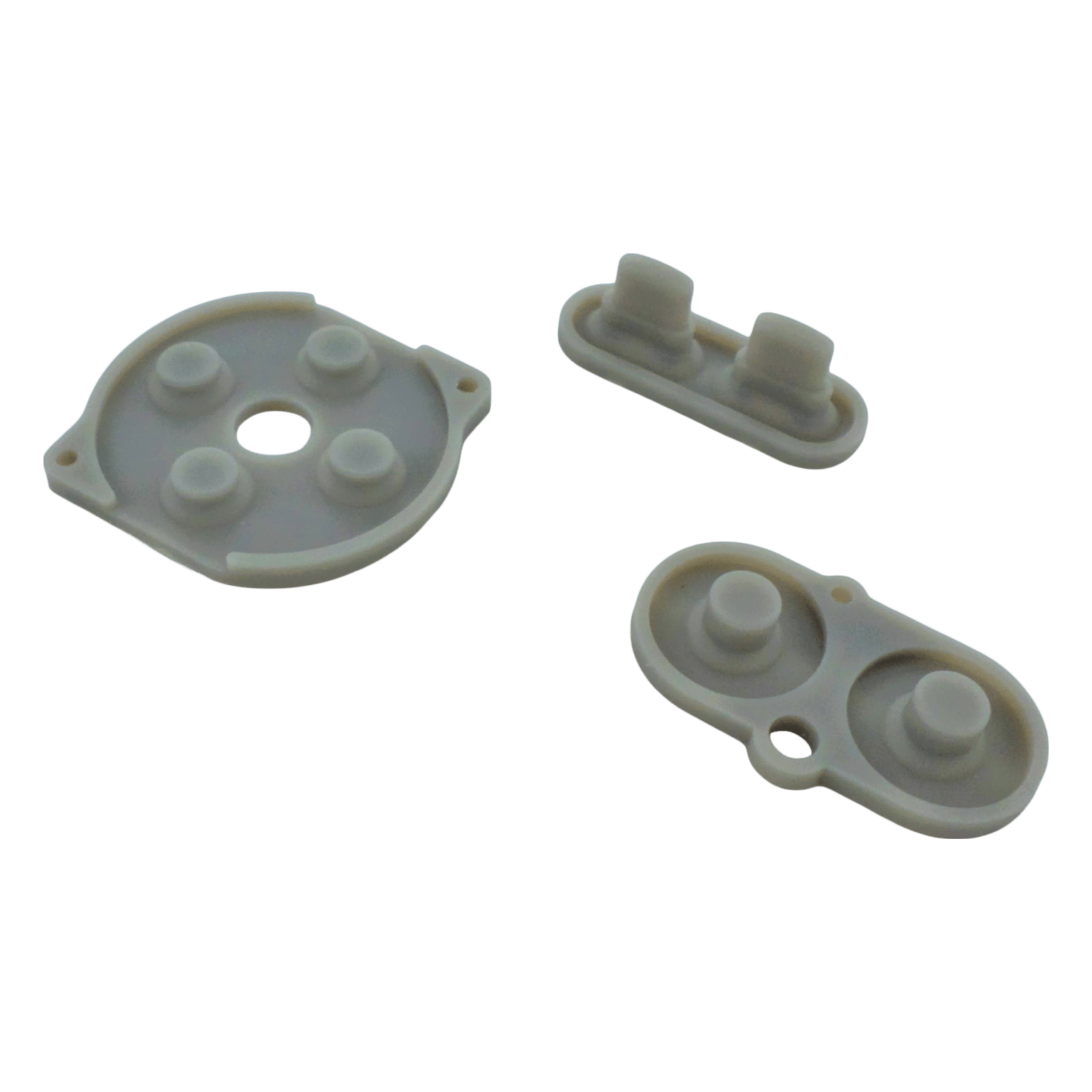 Conductive Silicone Button Contacts Kit For Nintendo Game Boy Color - Light Grey | ZedLabz - 3