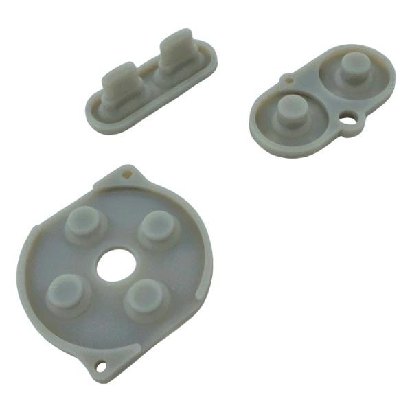 Conductive Silicone Button Contacts Kit For Nintendo Game Boy Color - Light Grey | ZedLabz