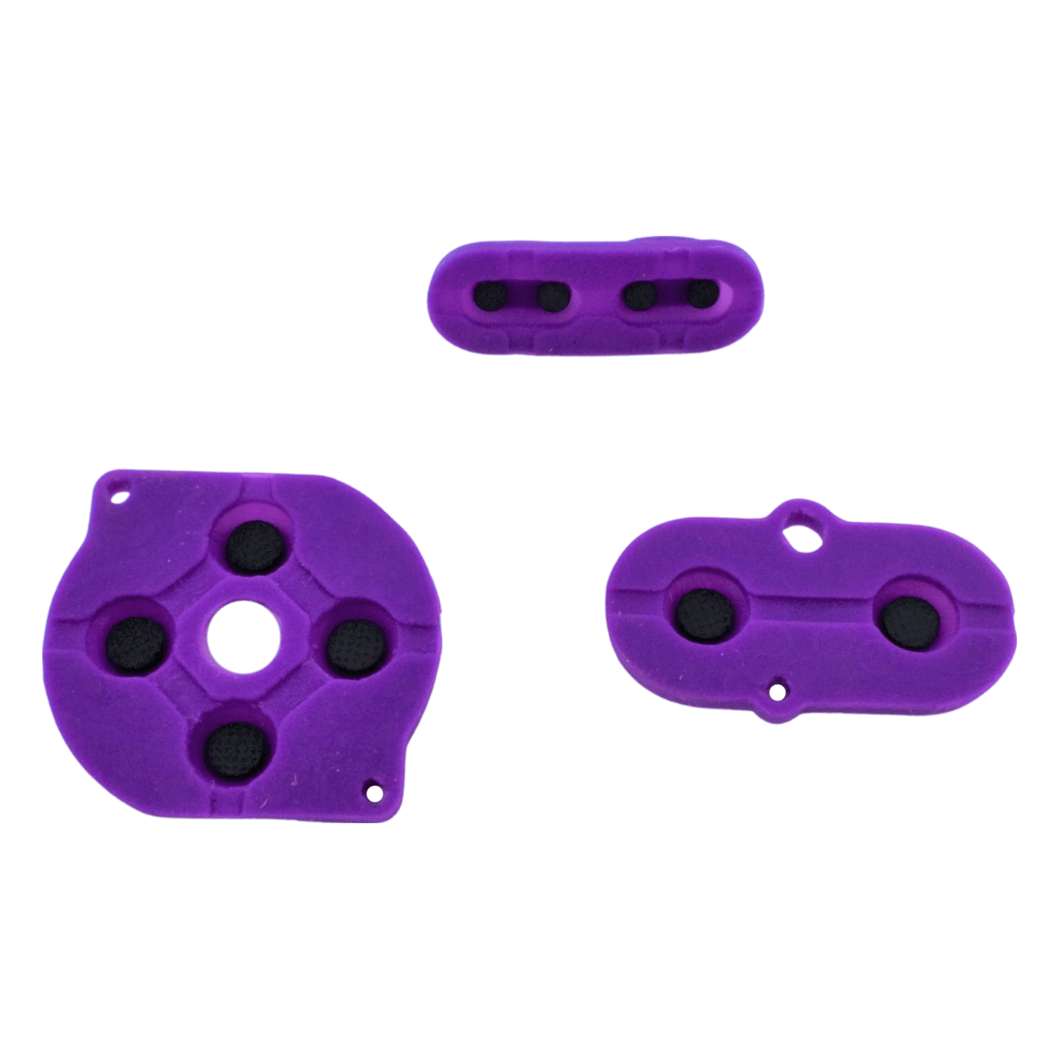 Conductive Silicone Button Contacts Kit For Nintendo Game Boy Color - Purple | ZedLabz - 9