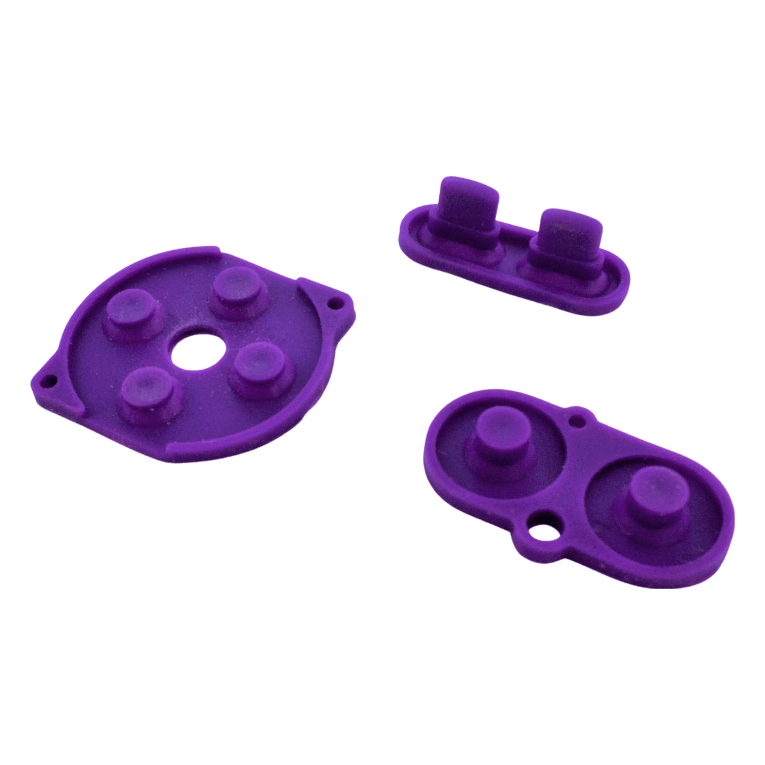 Conductive Silicone Button Contacts Kit For Nintendo Game Boy Color - Purple | ZedLabz - 5