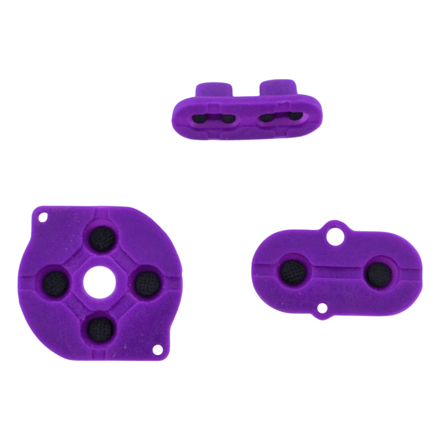 Conductive Silicone Button Contacts Kit For Nintendo Game Boy Color - Purple | ZedLabz - 10