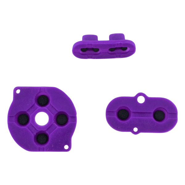 Conductive Silicone Button Contacts Kit For Nintendo Game Boy Color - Purple | ZedLabz