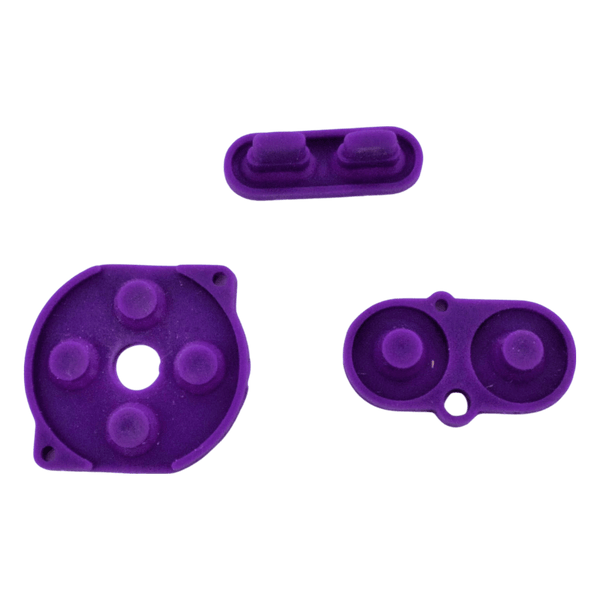 Conductive Silicone Button Contacts Kit For Nintendo Game Boy Color - Purple | ZedLabz