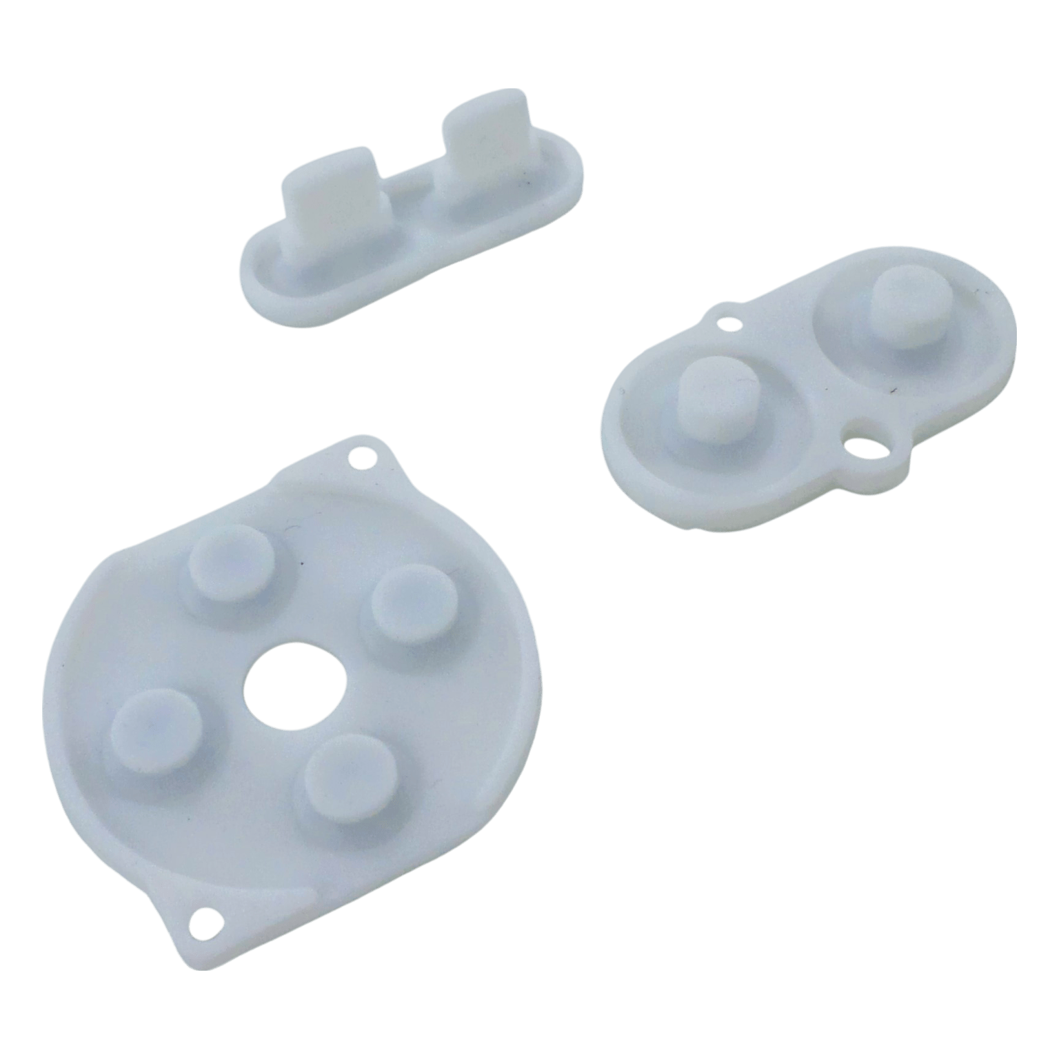 Conductive Silicone Button Contacts Kit For Nintendo Game Boy Color - White | ZedLabz - 4