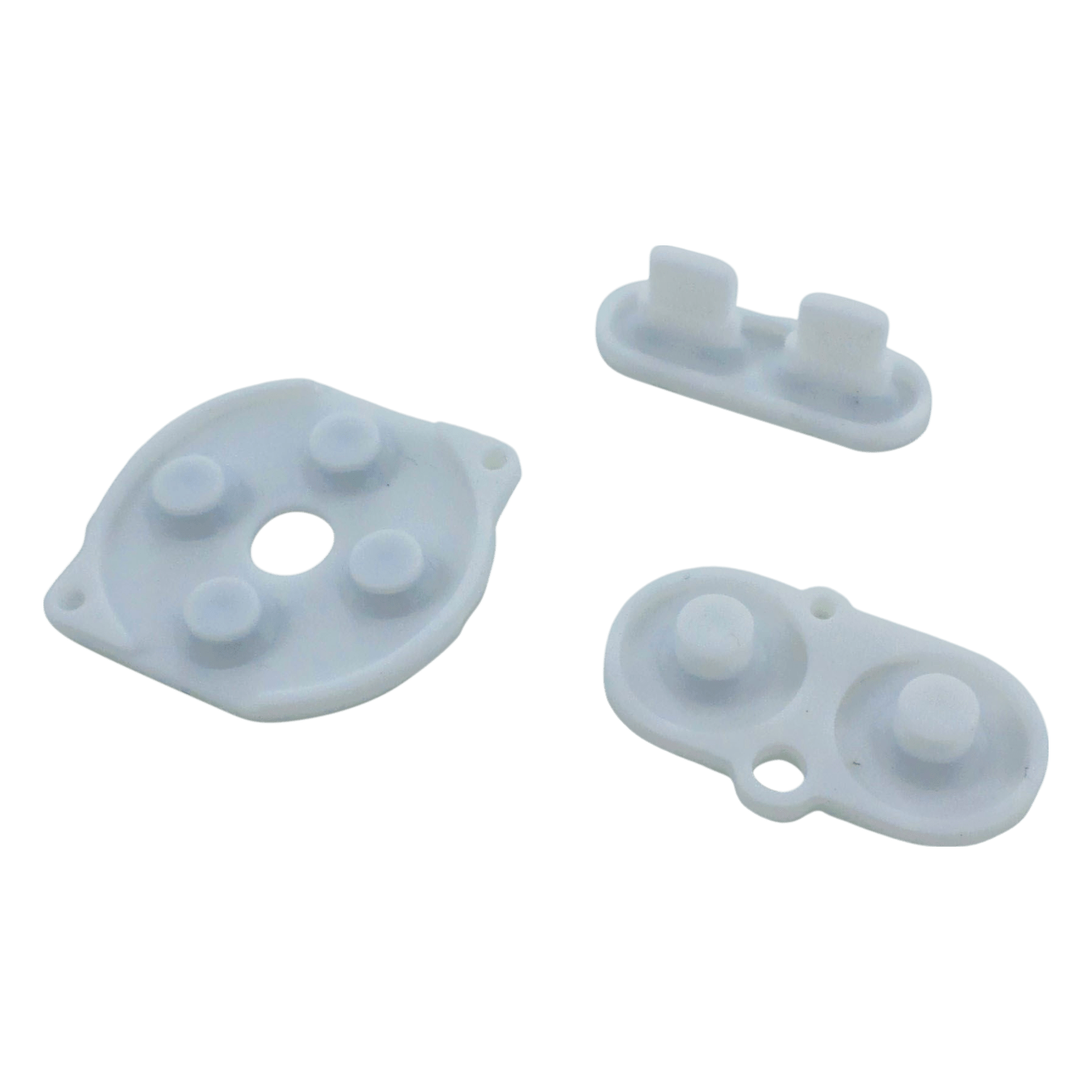 Conductive Silicone Button Contacts Kit For Nintendo Game Boy Color - White | ZedLabz - 5