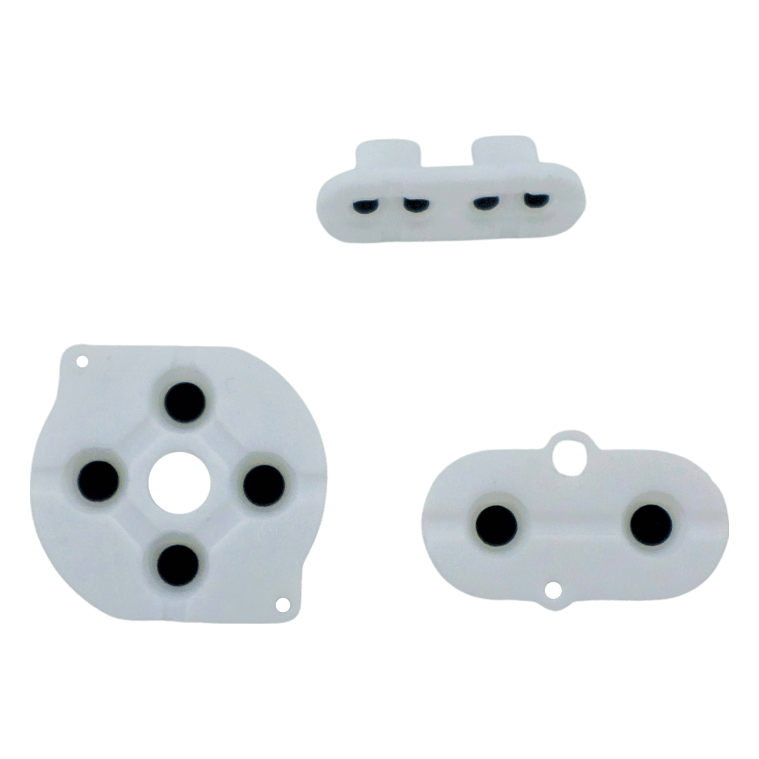 Conductive Silicone Button Contacts Kit For Nintendo Game Boy Color - White | ZedLabz - 10