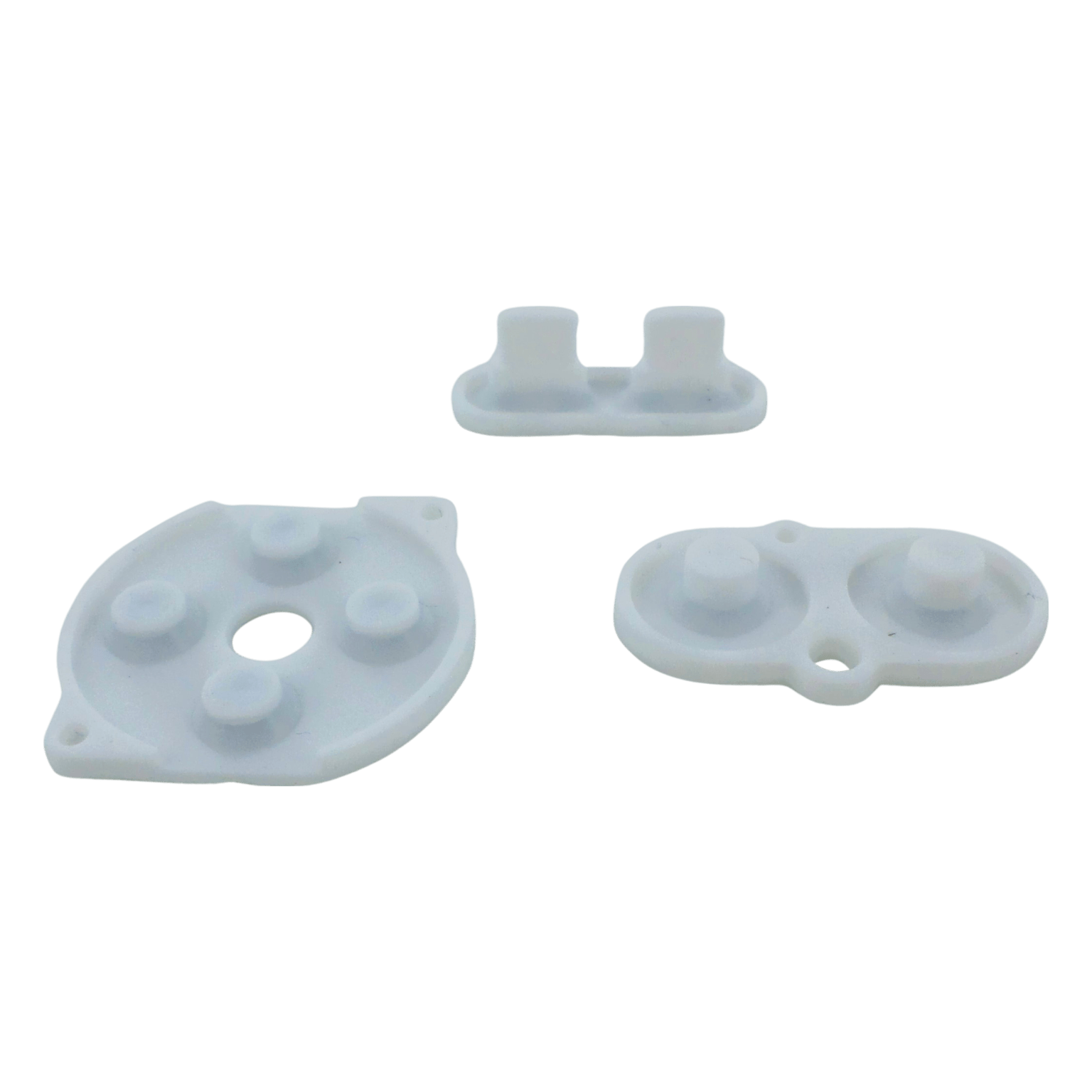 Conductive Silicone Button Contacts Kit For Nintendo Game Boy Color - White | ZedLabz - 3