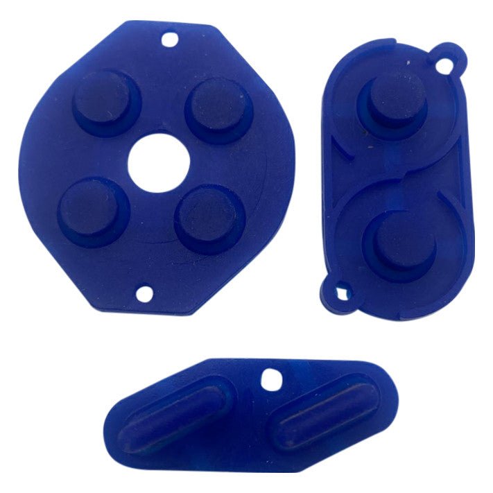 Conductive Silicone Button Contacts Kit For Nintendo Game Boy DMG - 01 - Blue | ZedLabz - 1