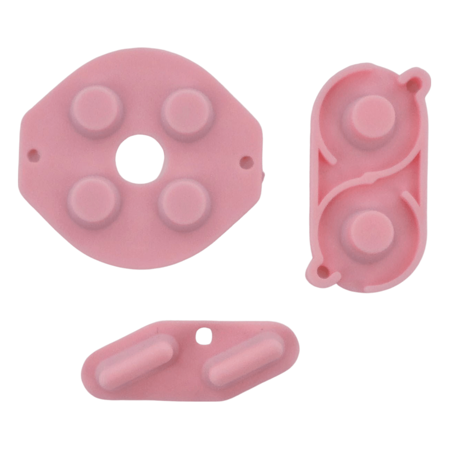 Conductive Silicone Button Contacts Kit For Nintendo Game Boy DMG - 01 - Pink | ZedLabz - 1