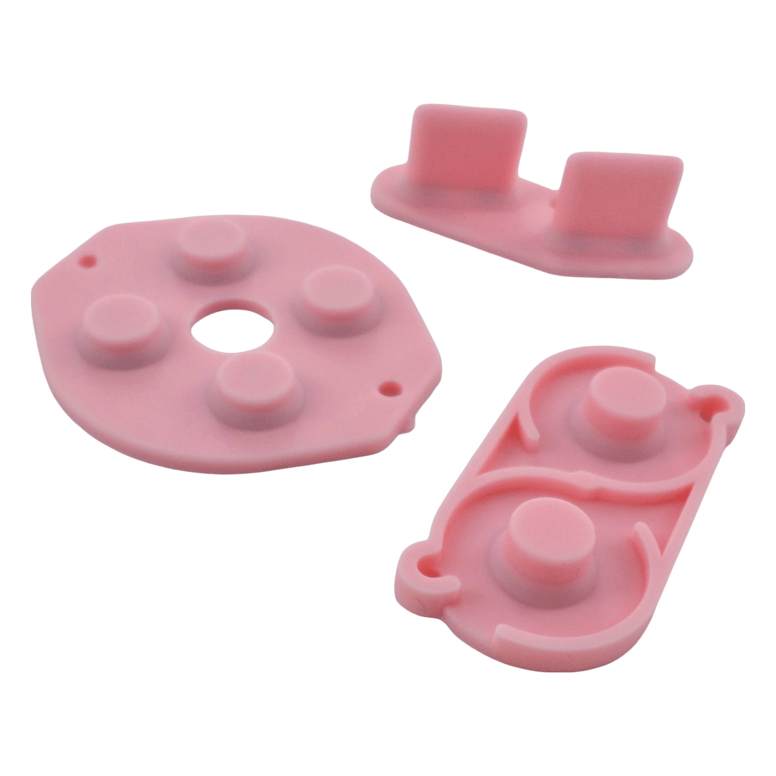 Conductive Silicone Button Contacts Kit For Nintendo Game Boy DMG - 01 - Pink | ZedLabz - 2