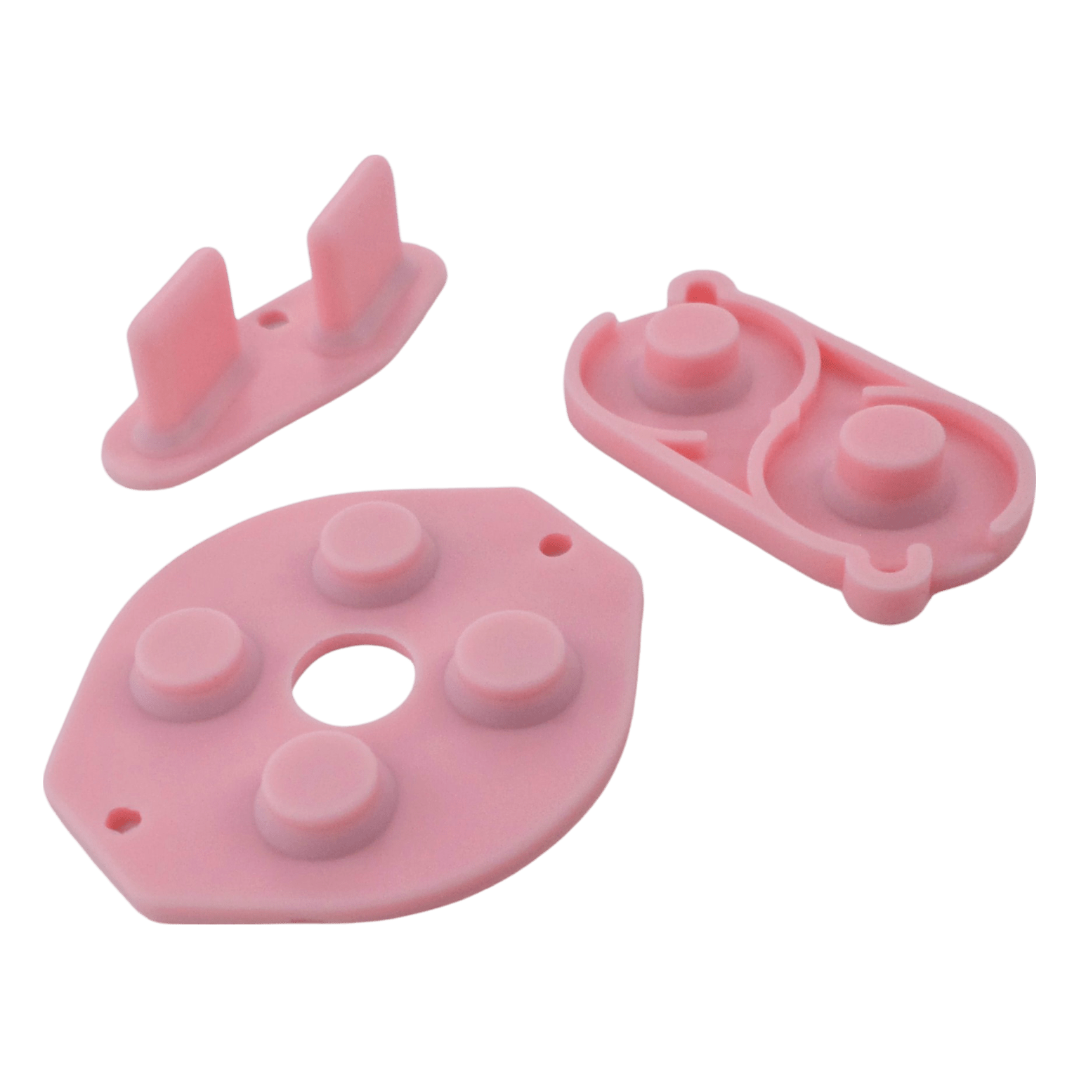 Conductive Silicone Button Contacts Kit For Nintendo Game Boy DMG - 01 - Pink | ZedLabz - 4
