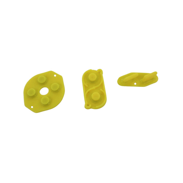 Conductive Silicone Button Contacts Kit For Nintendo Game Boy DMG-01 - Yellow | ZedLabz