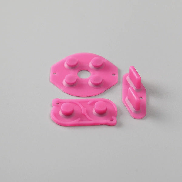 Conductive silicone button contacts rubber membrane pad set For Nintendo Game Boy Original DMG-01 - Pink | Funnyplaying