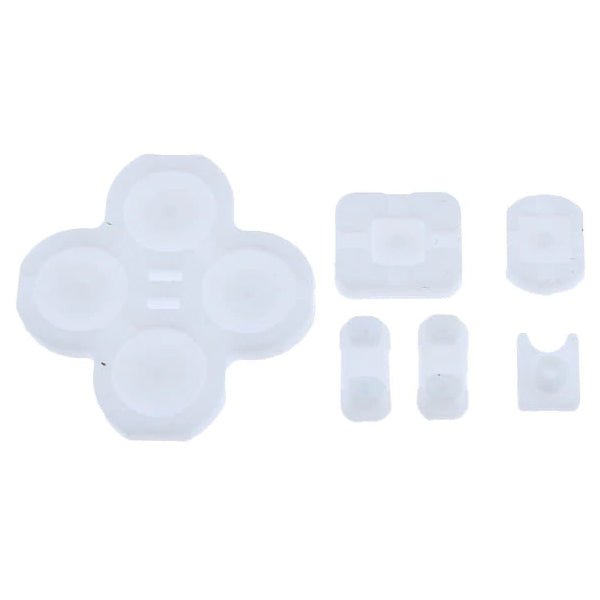 Conductive Silicone Button Membrane Set For Nintendo Switch Left Joy - Con - White | ZedLabz - 1