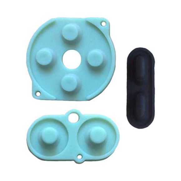 Conductive silicone rubber button membrane contact pads for Nintendo Game Boy Color CGB GBC | ZedLabz - 3