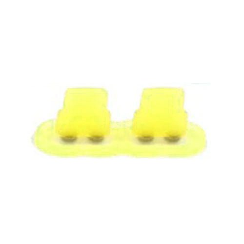 Conductive Silicone Rubber Start/Select Button For Nintendo Game Boy Color - Neon Yellow | Retro Modding