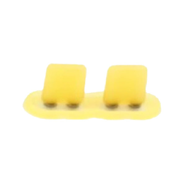 Conductive Silicone Rubber Start/Select Button For Nintendo Game Boy Pocket - Neon Orange | Retro Modding